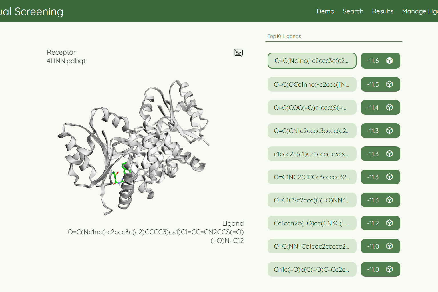 졸업과제 - 신약 개발 후보물질 발굴을 위한 거대 화합물 라이브러리 탐색 최적화
